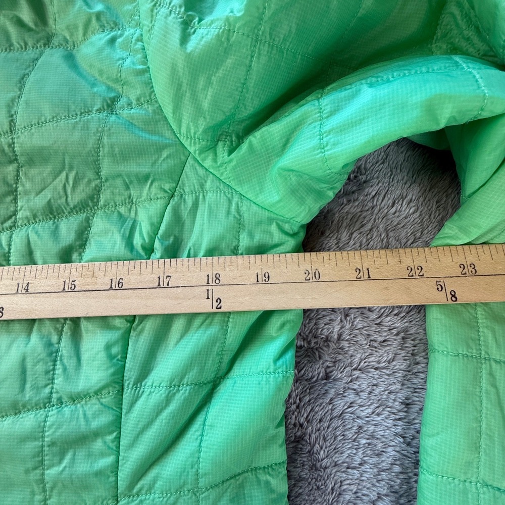 Marmot Puffer Jacket Medium Quilted Lightweight Bright Lime Green Outdoor - Picture 12 of 16
